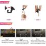 Mobile Game Controller 2 Pairs L1R1 Cellphone Gaming Trigger Sensitive Aim Keys Button Fire Shooter Gaming Grip and Gaming Joysticks for PUBG/Fortnite/Rules of Survival