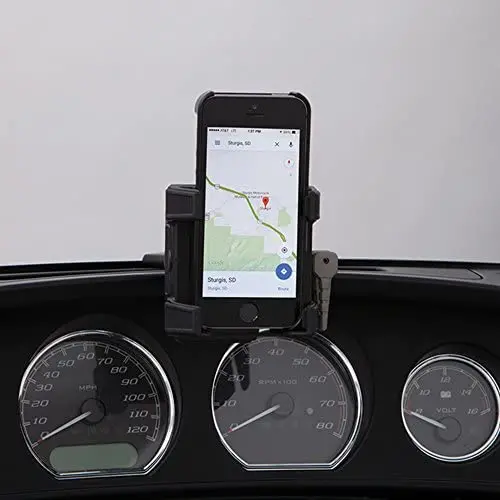 CIRO 50316 Smartphone/GPS Holder (Black Fairing Mount Without Charger for 1996-2013 Flht/Flhx Touring Models) CIRO 50316 Smartphone/GPS Holder (Black Fairing Mount Without Charger for 1996-2013 Flht/Flhx Touring Models)