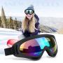 CherryCsy Ski Goggles UV Protection Over Glasses Motorcycle Skiing & Skating & Outdoor Sport for Men Women & Youth 5 PCS