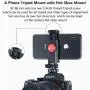 ULANZI ST-06 Camera Hot Shoe Phone Holder Flexible Phone Tripod Mount Adapter w Cold Shoe Mount for Microphone LED Light for DJI Ronin SC iPhone Samsung Canon Nikon DSLR Camera Ring Light Photography ULANZI ST-06 Camera Hot Shoe Phone Holder Flexible Phone Tripod Mount Adapter w Cold Shoe Mount for Microphone LED Light for DJI Ronin SC iPhone Samsung Canon Nikon DSLR Camera Ring Light Photography