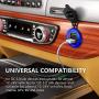 Quick Charge 3.0 Car Charger, 12V/24V 35W QC3.0/2.0 USB Charger Socket, 3 USB Charger Socket Power Outlet Fast Charge with Wire Fuse Aluminum Car Boat Marine ATV Bus Truck Golf Cart and More(Blue