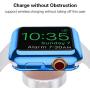 Mastten 2-Pack 38mm Case Compatible for Apple Watch Screen Protector, Full Protective Case TPU HD Ultra-Thin Cover Compatible for iWatch Series 3 2 1, Blue, Clear