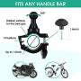 Cell Phone Holder for Bicycle, Cell Phone Holder for Bike Handlebars Phone Mount Motorcycle Holder Scooter XR Accessories Bike Phone Mount Holder for Any Phone Devices