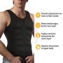 TAILONG Men Compression Shirt for Body Slimming Tank Top Shaper Tight Undershirt Tummy Control Girdle