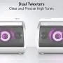 LG PK7W XBOOM Go Water-Resistant Wireless Bluetooth Party Speaker with Up To 22 Hours Playback - White LG PK7W XBOOM Go Water-Resistant Wireless Bluetooth Party Speaker with Up To 22 Hours Playback - White