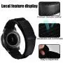 V-MORO Nylon Strap Compatible with Galaxy Watch 46mm Bands/Gear S3 Frontier Band Black Men 22mm Soft Breathable Woven Loop Replacement for Samsung Galaxy Watch 46mm/Gear S3 Smartwatch