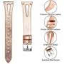 Sankel Compatible for Samsung Galaxy Watch3 41mm/Active 2 Leather Band,Women 20mm Slim Leather Strap Wristband Replacement for Galaxy Watch Active/Galaxy Watch 42mm/Gear Sport (Rose Gold) Sankel Compatible for Samsung Galaxy Watch3 41mm/Active 2 Leather Band,Women 20mm Slim Leather Strap Wristband Replacement for Galaxy Watch Active/Galaxy Watch 42mm/Gear Sport (Rose Gold)