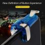 picK-me PUBG Mobile Game Controller, Gaming Trigger Smartphone Shooter Sensitive Controller Joysticks Aim & Fire Trigger Keys, Mobile Gaming Joysticks for Smartphone (Blue)