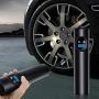 VSTM Portable Air Compressor, Mini Air Tyre Inflator Hand Held Tire Pump 2000mAh with Digital LCD LED Light Rechargeable 12V Li-ion Battery 120PSI for Car Bicycle RV Tires and Other Inflatables