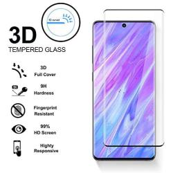 [2 Pack] HD Galaxy S20 Ultra Screen Protector [Fingerprint ID Enabled]Tempered Glass [3D Full Edge Covered] [9H Hardness] Case Friendly Glass Protector for Samsung Galaxy S20 Ultra (6.9”)