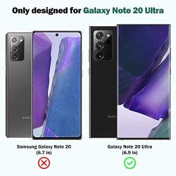 EGV [2 Pack] Screen Protector + [2 Pack] Camera Lens Protector for Galaxy Note 20 Ultra, HD Clear Flexible TPU Film [Self Healing] [Support Fingerprint], Bubble Free, Anti-Scratch