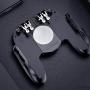 H9 Game Controller with Fan Six Finger Joystick Gamepad with Cooler Fire Button Mobile Phone Game HandleTrigger for PUBG (Color : AK66)