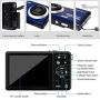 Mini Digital Camera for Photography with 2.8 Inch LCD 8X Digital Zoom, 20MP HD Digital Camera Rechargeable Point and Shoot Camera, Indoor Outdoor for Kids/Seniors/Learner(Blue)