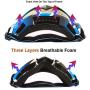 Motorcycle Motocross Goggles Mx Atv Riding Goggles Dirt Bike Goggles for Men Women Kids