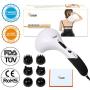 VIKTOR JURGEN Handheld Back Massager - Double Head Electric Full Body Massager - Deep Tissue Percussion Massage for Muscles, Head, Neck, Shoulder, Back, Leg, Foot -Best Gifts for Women/Men