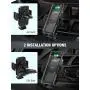 Mpow Wireless Car Charger Mount, 2-in-1 Car Mount with Dual Vent Clips, 10W/7.5W Qi Fast Charging Phone Holder for Air Vent and CD Slot, Compatible iPhone 11/11 Pro/11 Pro Max/Xs Max/XS/XR and More