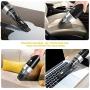 Handheld Mini Vacuum, 5000PA Powerful Suction Rechargeable Portable Vacuum, Cordless Vacuum Cleaner, Can Be Used For Home/Car, Pet Hair Wet Vacuum Cleaner, Dust, Dustbuster, Carpet, Gravel Cleaning.