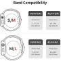 Kaome Floral Bands Compatible with App le Watch Band 38mm 40mm, Soft Silicone Fadeless Pattern Printed Replacement Strap Bands for Women, Compatible with iWatch Series 5/4/3/2/1, S/M