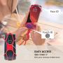 Universal Cell Phone Lanyard Case, Silicone Neck Strap Smartphone Case for iPhone 11 Pro Max XS XR X 8 7 6S Plus Samsung Galaxy S10 S9 S8 Note 10 9 Pixel 3 XL, Phone Tie Series (Black)