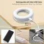 Upgraded Selfie Light for iPhone 3 Lighting Modes Rechargeable Adjustable Brightness 40 LED Ring Light Clip on Phone Camera LED Light Portable Led Circle Light