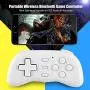 fosa Wireless Retro Bluetooth Game Controller, Universal Mini Gamepad Handle Joystick Gaming Controller Remote for iOS Android Windows(White) fosa Wireless Retro Bluetooth Game Controller, Universal Mini Gamepad Handle Joystick Gaming Controller Remote for iOS Android Windows(White)