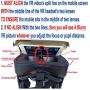 VR Headset Virtual Reality Headset 3D Glasses with 120°FOV, Anti-Blue-Light Lenses, Stereo Headset, for All Smartphones with Length Below 6.3 inch Such as iPhone & Samsung HTC HP LG etc. (V7.0 -BR)