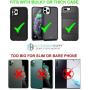 Military Grade Camo Case w/ Storage Credit Card Pocket, Compatible w/iPhone Xs Max XR iPhone 8 Plus,7 Plus,6s Plus, OnePlus 6T Rugged Canvas Pouch Holster Carrying Bag Fits Phone THICK CASE (Large)