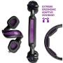 Stereo Gaming Headset for PS4, SADES SA930 Wired Noise Cancelling Headphone with Volume Control Mic Soft Memory Earmuffs for PC Laptop Mac New Xbox one(Black Purple)