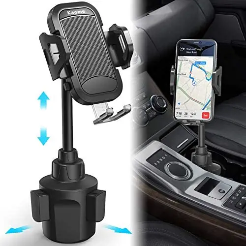 Kaome Cup Holder Phone Mount Adjustable Long Neck Phone Cup Holder for Car for iPhone 11/11Pro Max/XR/X/8 Plus, Samsung Galaxy S20 Ultra Note 10 Plus/10 9 Kaome Cup Holder Phone Mount Adjustable Long Neck Phone Cup Holder for Car for iPhone 11/11Pro Max/XR/X/8 Plus, Samsung Galaxy S20 Ultra Note 10 Plus/10 9