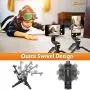 Zeadio Bluetooth Mini Smartphone Tripod Grip Stabilizer, Desktop Tabletop Stand Tripod with Phone Holder and Wireless Remote for iPhone Samsung Huawei and All Phones Zeadio Bluetooth Mini Smartphone Tripod Grip Stabilizer, Desktop Tabletop Stand Tripod with Phone Holder and Wireless Remote for iPhone Samsung Huawei and All Phones