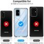 Samsung Galaxy S20 Plus Case Clear 6.7 inch 2020, FLOVEME 3 in 1 Hybrid Duty Shockproof Protection Samsung S20 Plus Cases Armor Tough Basic Phone Case for Samsung S20 Plus 5G Case S20 Plus Accessories