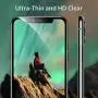 ESR Tempered-Glass Full-Coverage Screen Protector for iPhone 11 Pro Max/XS Max [2-Pack], Full Screen Coverage, 3D Curved Edges, Easy Installation, Case-Friendly Glass Screen Protector for iPhone 6.5&quot