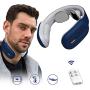 Neck Massager, Hunnay Portable Neck Massager with Heat,Cordless Neck Relax with 3 Modes and 15 speeds, Deep Tissue Massage Electric for Office,Outdoor,Home,Car,Gifts for Women,Man