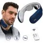 Neck Massager, Hunnay Portable Neck Massager with Heat,Cordless Neck Relax with 3 Modes and 15 speeds, Deep Tissue Massage Electric for Office,Outdoor,Home,Car,Gifts for Women,Man Neck Massager, Hunnay Portable Neck Massager with Heat,Cordless Neck Relax with 3 Modes and 15 speeds, Deep Tissue Massage Electric for Office,Outdoor,Home,Car,Gifts for Women,Man