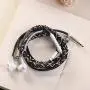URIZONS Rope Earphones, Earbuds, in Ear Headphones with Microphone Remote for iPhone, iPad, Mac, Laptop Android Devices Fabric Braided Wistband Bracelet URIZONS Rope Earphones, Earbuds, in Ear Headphones with Microphone Remote for iPhone, iPad, Mac, Laptop Android Devices Fabric Braided Wistband Bracelet