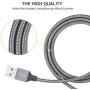 iPhone Charger Cable MFi Certified Lightning Cord 3Pack 6ft USB Fast Charging Syncing Cable Nylon Braided iPhone SE 11 Pro MAX Xs XS MAX XR X 8 7 6 5 Plus S E iPad iPod Grey