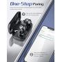 Wireless Earbuds TWS Bluetooth Earbuds Stereo Bluetooth 5.0 Headphones Sports IPX7 Waterproof Wireless Earphones with 2200mah Charging Case/Box, Built-in Mic … (Black)