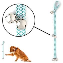 Mighty Paw Tinkle Bells 2.0, Designer Dog Doorbells, Stylish Fabric with Premium Quality Jingle Bells, Housetraining Doggy Door Bells for Potty Training, Includes Free Wall Hook