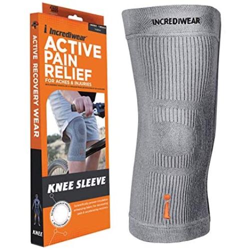 Incrediwear Knee Sleeve, Medium, Gray
