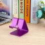 Rumfo Cell Phone Stand, Universal Portable Aluminum Desktop Charger Mount Holder Metal Charging Dock Cradle for Nintendo Switch iPhone Samsung Android Smartphones and Tablets (Purple)