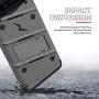 ZIZO Bolt Series for Galaxy S10 Case with Kickstand Holster Lanyard - Gun Metal Gray