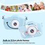 Kids Camera, Enow 16MP Dual Digital Video Camera, Mini 2.0 Inch HD Rechargeable Anti-Drop Child Camera, DIY Creative Camcorder for Kids Boys Girls Gifts, with Extra Shockproof Shell and 32GB SD Card