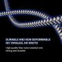 UNEN iPhone Charger [3-3-6-6-10FT, MFi Certified Lightning Cable] Nylon Braided USB Fast Charging Compatible iPhone 11 Pro Max Xs X XR 8 7 6s 6 SE 5 5s 5c iPad iPod–Upgraded