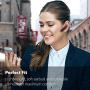 Bluetooth Headset, Wireless Bluetooth Earpiece w/ 18 Hours Playtime and Noise Cancelling Mic,Ultralight Earbud Headphone Hands-Free Calls for iPhone Samsung Android Cell Phone iPad Tablet Truck Driver
