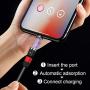 Magnetic Charging Cable, AMZLIFE 3 in 1 360°& 180°Rotation Magnetic Phone USB Cable Compatible with Mirco USB, Type C Smartphone and iProduct Device (1 Pack 3.3 ft)