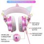 Kids Headphones, Wireless headphones for kids Unicorn headphones for girls Bluetooth headphones with Adjustable Headband, Over On Ear Headset w/Mic for Smartphones/School/Kindle/Tablet/PC Online Study Kids Headphones, Wireless headphones for kids Unicorn headphones for girls Bluetooth headphones with Adjustable Headband, Over On Ear Headset w/Mic for Smartphones/School/Kindle/Tablet/PC Online Study
