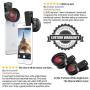 Xenvo Pro Lens Kit for iPhone, Samsung, Pixel, Macro and Wide Angle Lens with LED Light and Travel Case