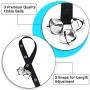 Yicostar Upgraded Dog Doorbell Training Potty Dog Bells Adjustable Door Bell, 7 Extra Large Loud Doorbells with Dog Training Clicker for Door Knob, House Training - 3 Snaps