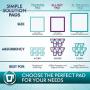 Simple Solution Training Puppy Pads | Extra Large, 6 Layer Dog Pee Pads, Absorbs Up to 7 Cups of Liquid | 28x30 Inches