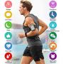 BTMAGIC Fitness Tracker with Blood Pressure Heart Rate Sleep Monitor, IP68 Waterproof Activity Tracker, Calorie Step Counter for Women Men Kids